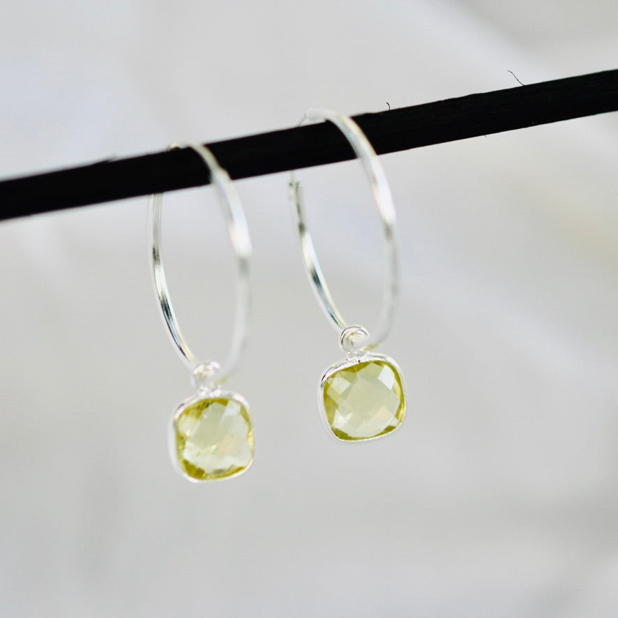 Vita Silver Hoops