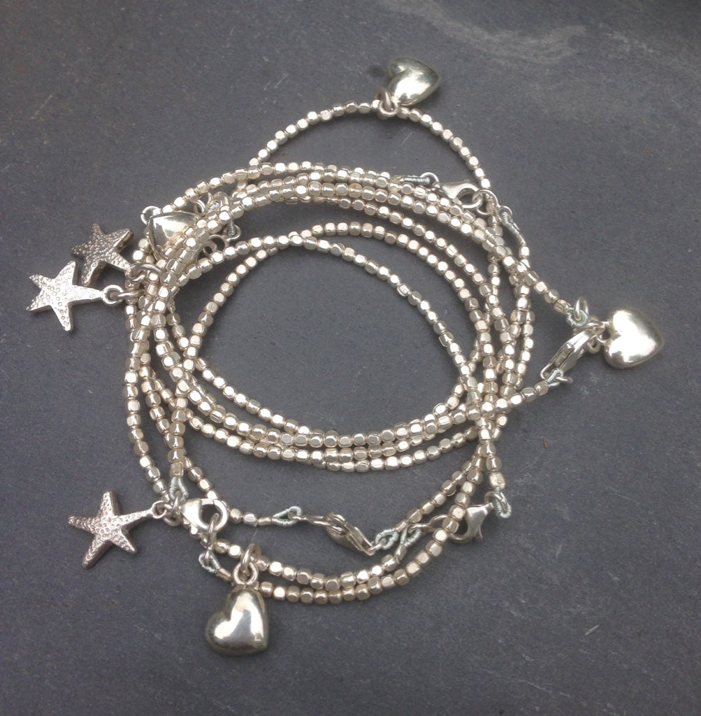 Silver Seeds Bracelet