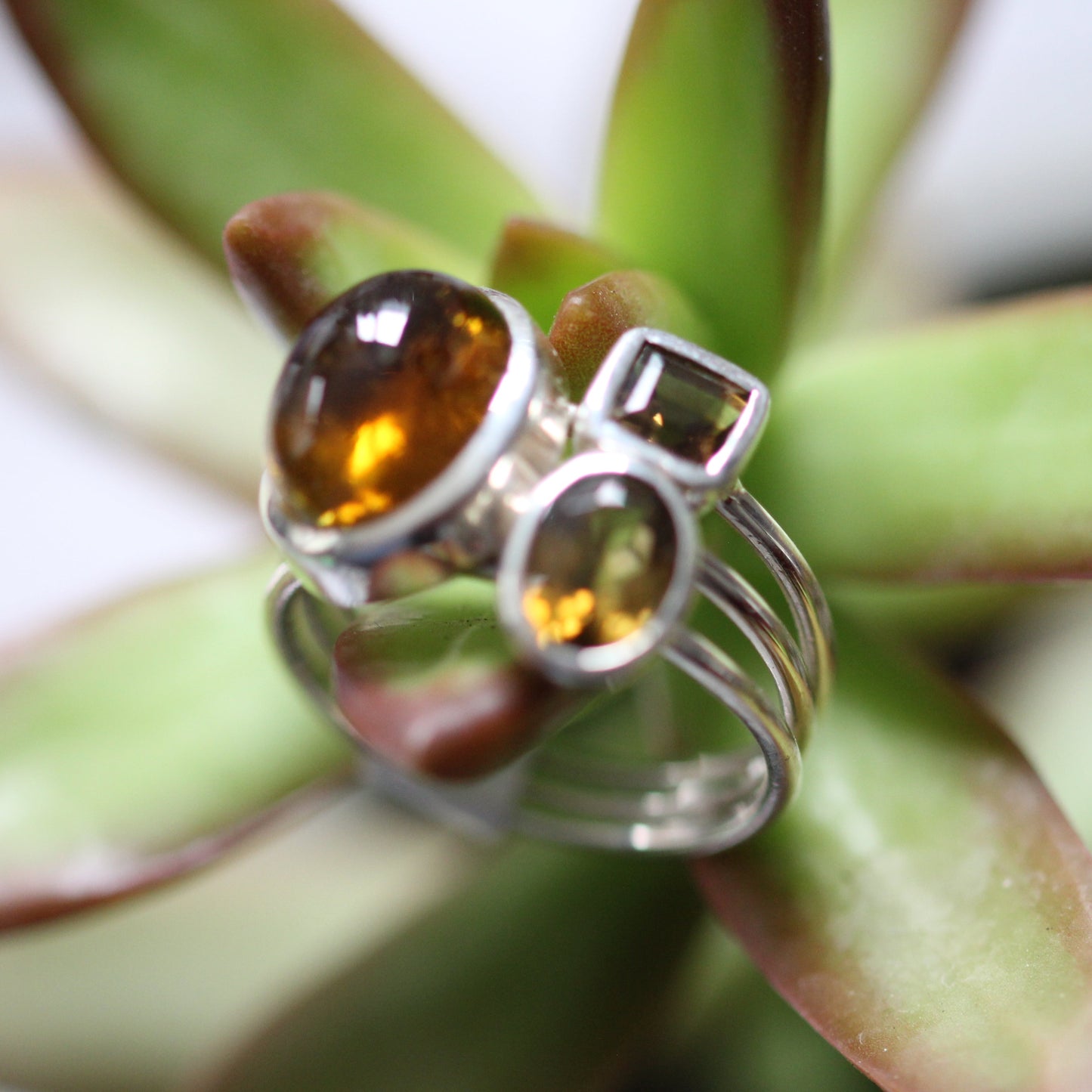 Tourmaline Stacking Ring