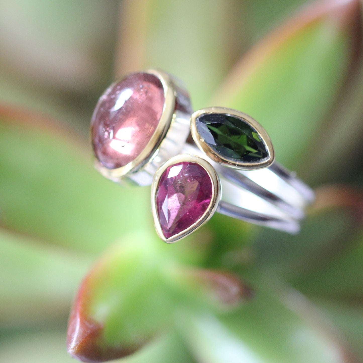 Tourmaline Stacking Ring