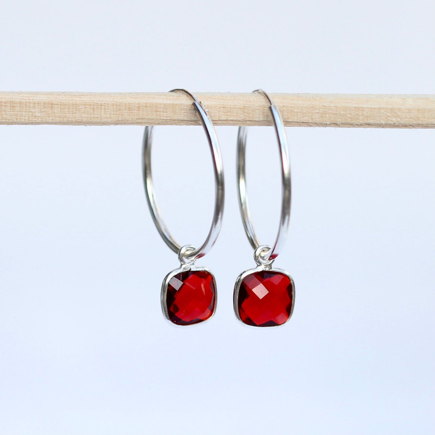 Vita Silver Hoops