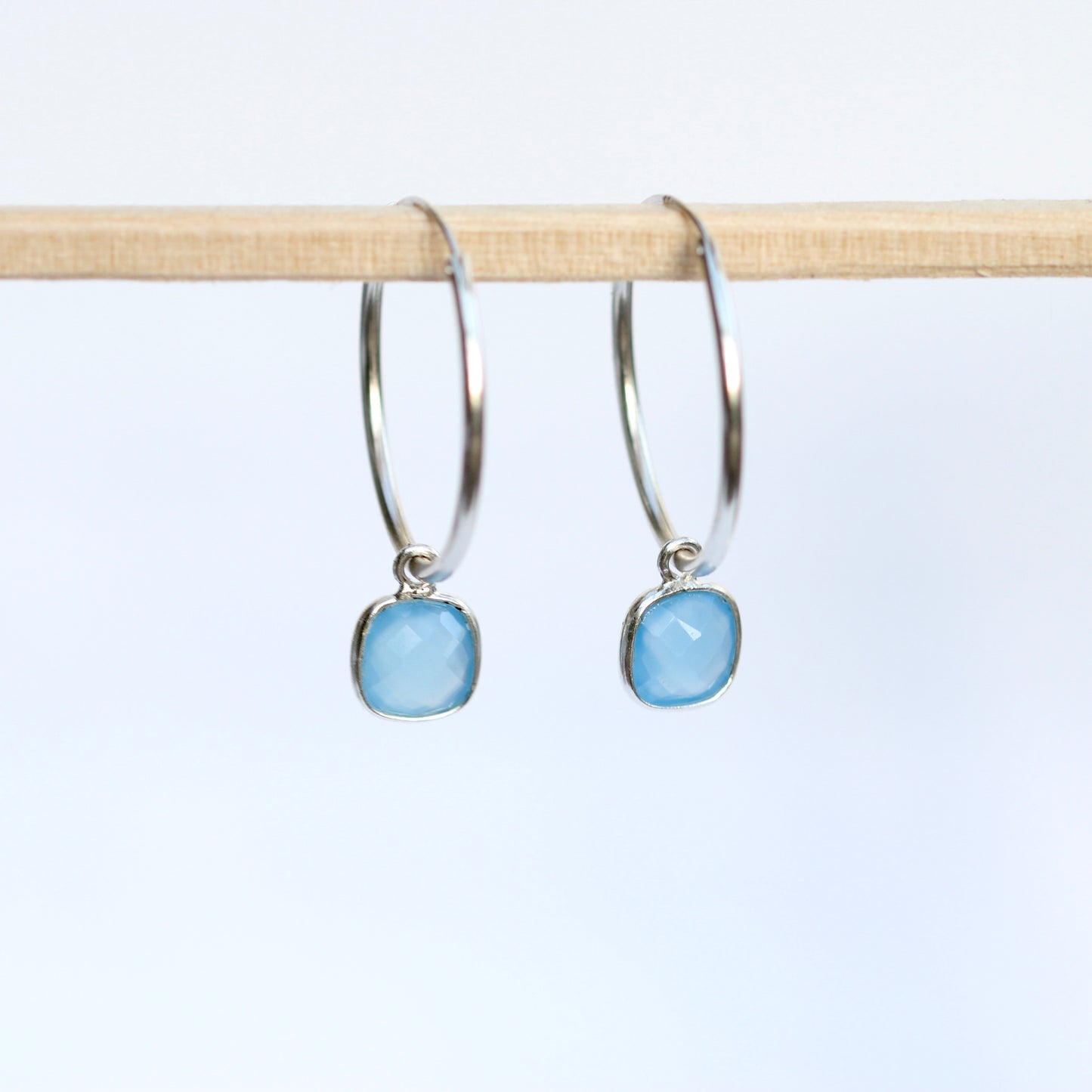 Vita Silver Hoops