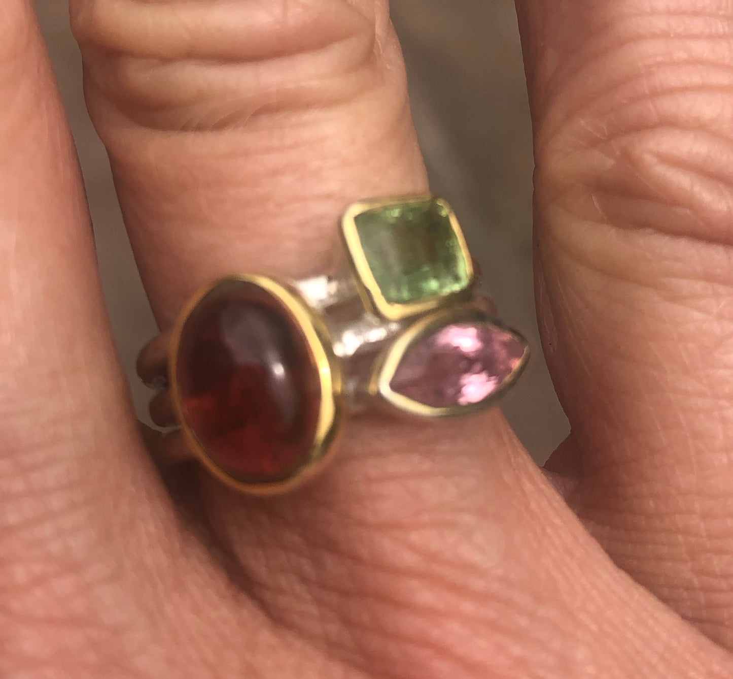 Tourmaline Stacking Ring