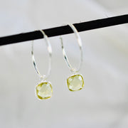 Vita Silver Hoops