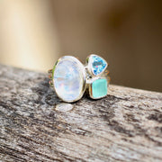 Moonstone Stacking Ring