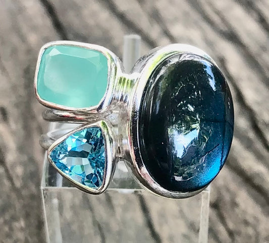 Labradorite Stacking Ring