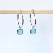 Vita Silver Hoops